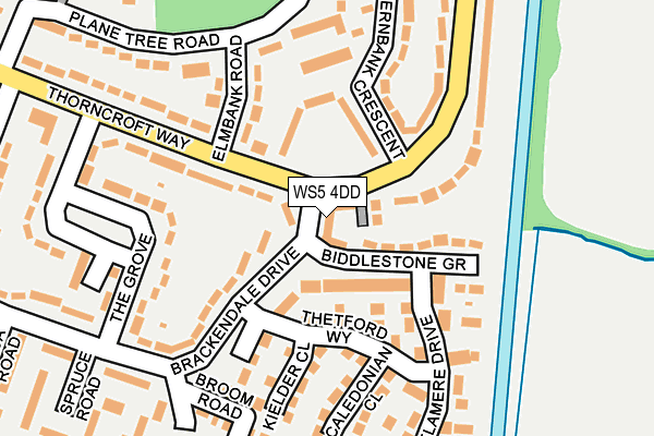 WS5 4DD map - OS OpenMap – Local (Ordnance Survey) WS5 4DD map - OS OpenMap – Local (Ordnance Survey)