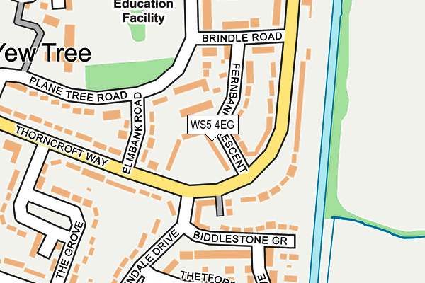 WS5 4EG map - OS OpenMap – Local (Ordnance Survey) WS5 4EG map - OS OpenMap – Local (Ordnance Survey)