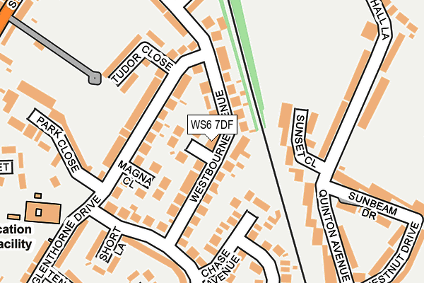 WS6 7DF map - OS OpenMap – Local (Ordnance Survey) WS6 7DF map - OS OpenMap – Local (Ordnance Survey)