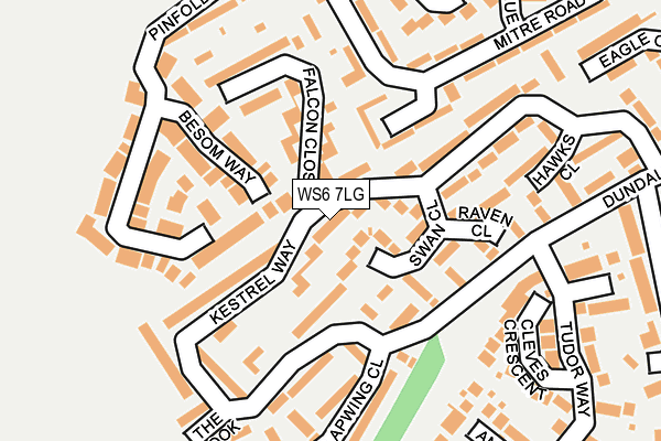 WS6 7LG map - OS OpenMap – Local (Ordnance Survey) WS6 7LG map - OS OpenMap – Local (Ordnance Survey)
