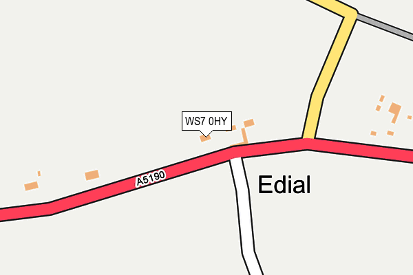 WS7 0HY map - OS OpenMap – Local (Ordnance Survey) WS7 0HY map - OS OpenMap – Local (Ordnance Survey)