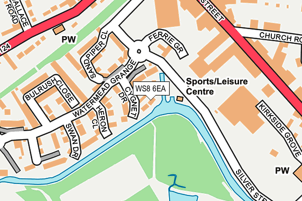 WS8 6EA map - OS OpenMap – Local (Ordnance Survey) WS8 6EA map - OS OpenMap – Local (Ordnance Survey)