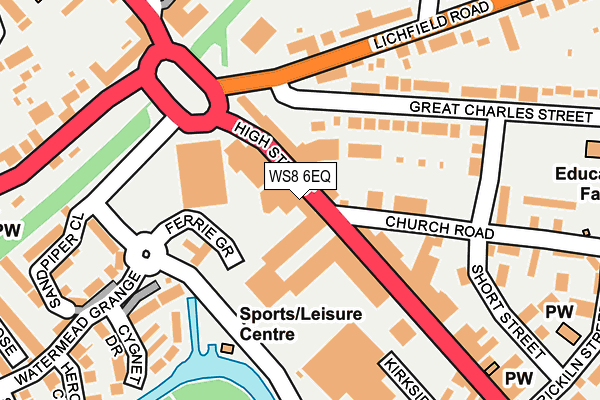 WS8 6EQ map - OS OpenMap – Local (Ordnance Survey) WS8 6EQ map - OS OpenMap – Local (Ordnance Survey)