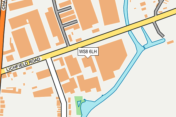 WS8 6LH map - OS OpenMap – Local (Ordnance Survey) WS8 6LH map - OS OpenMap – Local (Ordnance Survey)