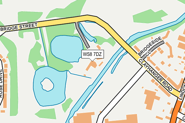 WS8 7DZ map - OS OpenMap – Local (Ordnance Survey) WS8 7DZ map - OS OpenMap – Local (Ordnance Survey)