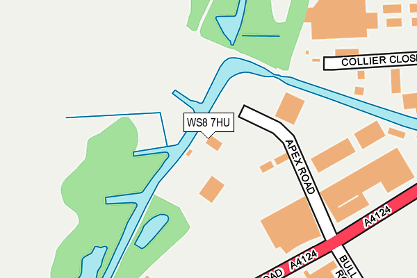 WS8 7HU map - OS OpenMap – Local (Ordnance Survey) WS8 7HU map - OS OpenMap – Local (Ordnance Survey)