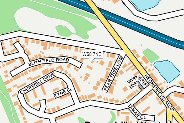 WS8 7NE map - OS OpenMap – Local (Ordnance Survey) WS8 7NE map - OS OpenMap – Local (Ordnance Survey)