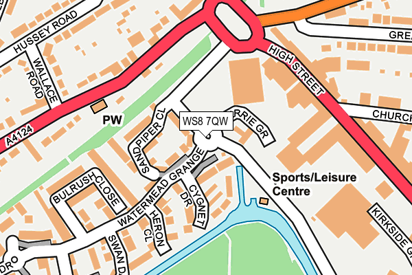 WS8 7QW map - OS OpenMap – Local (Ordnance Survey) WS8 7QW map - OS OpenMap – Local (Ordnance Survey)