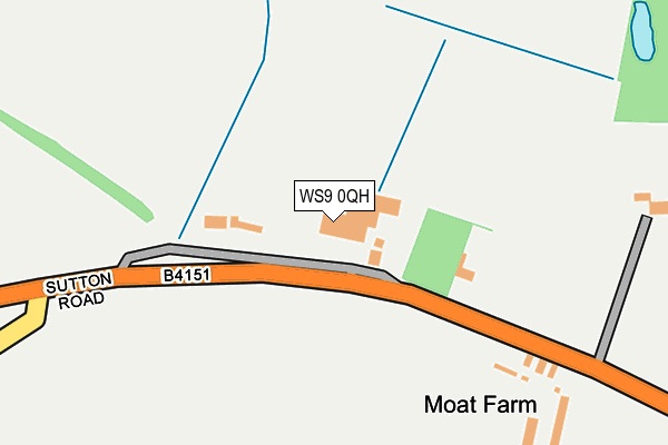 WS9 0QH map - OS OpenMap – Local (Ordnance Survey) WS9 0QH map - OS OpenMap – Local (Ordnance Survey)