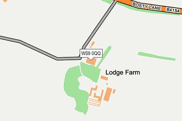 WS9 0QQ map - OS OpenMap – Local (Ordnance Survey) WS9 0QQ map - OS OpenMap – Local (Ordnance Survey)