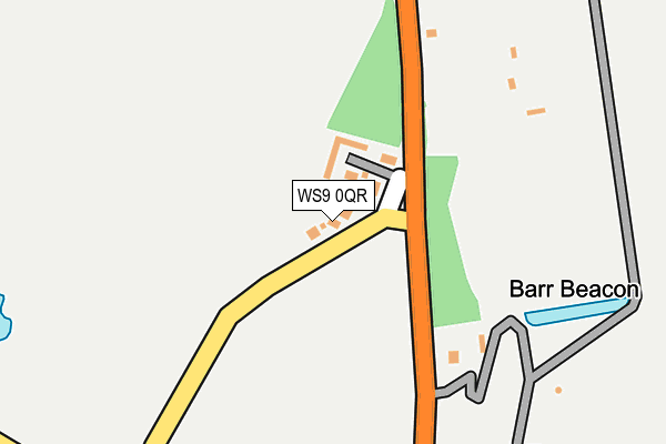 WS9 0QR map - OS OpenMap – Local (Ordnance Survey) WS9 0QR map - OS OpenMap – Local (Ordnance Survey)