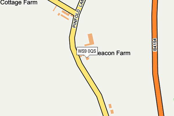 WS9 0QS map - OS OpenMap – Local (Ordnance Survey) WS9 0QS map - OS OpenMap – Local (Ordnance Survey)