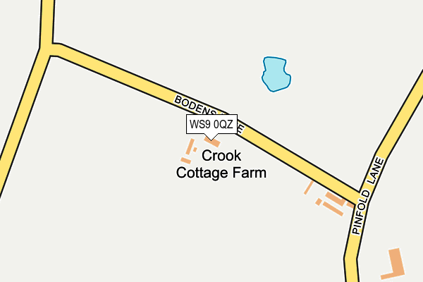 WS9 0QZ map - OS OpenMap – Local (Ordnance Survey) WS9 0QZ map - OS OpenMap – Local (Ordnance Survey)