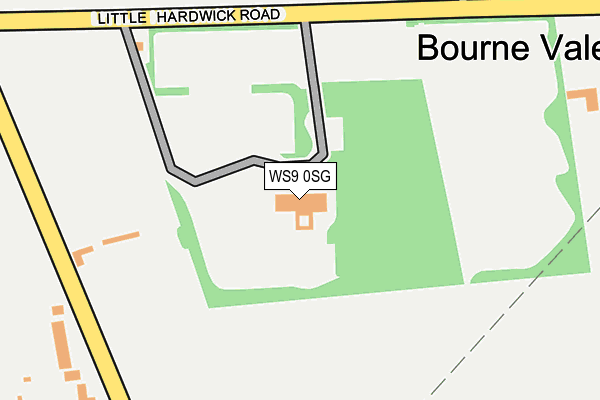 WS9 0SG map - OS OpenMap – Local (Ordnance Survey) WS9 0SG map - OS OpenMap – Local (Ordnance Survey)