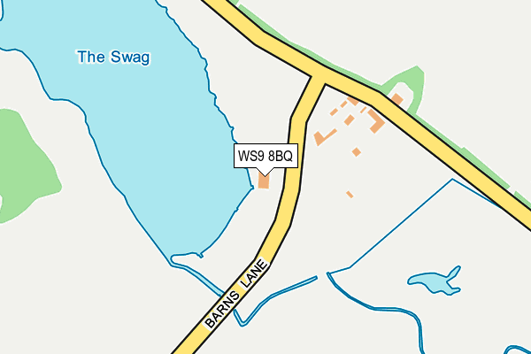 WS9 8BQ map - OS OpenMap – Local (Ordnance Survey) WS9 8BQ map - OS OpenMap – Local (Ordnance Survey)