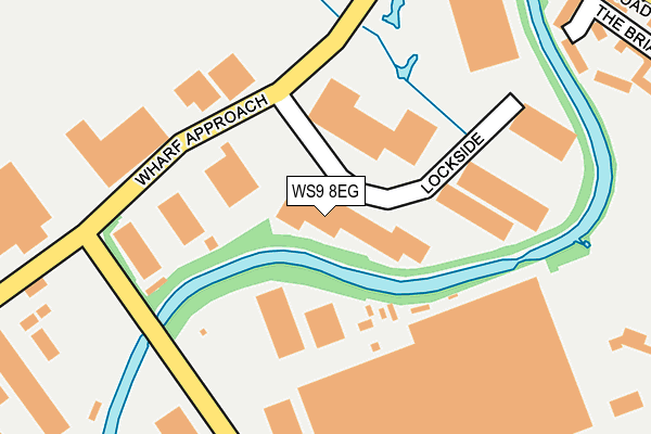 WS9 8EG map - OS OpenMap – Local (Ordnance Survey) WS9 8EG map - OS OpenMap – Local (Ordnance Survey)