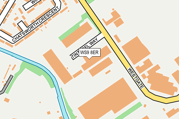 WS9 8ER map - OS OpenMap – Local (Ordnance Survey) WS9 8ER map - OS OpenMap – Local (Ordnance Survey)