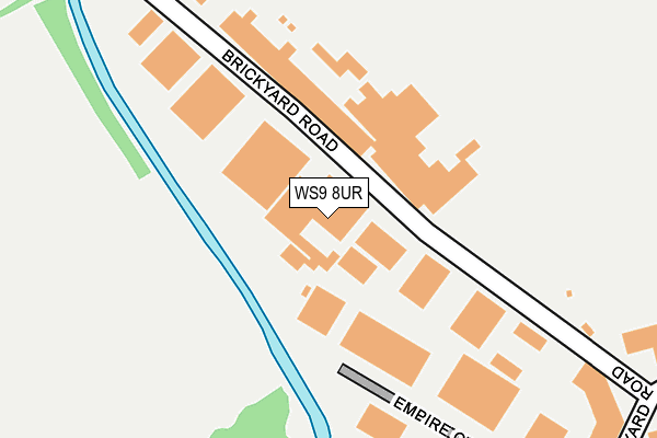 WS9 8UR map - OS OpenMap – Local (Ordnance Survey) WS9 8UR map - OS OpenMap – Local (Ordnance Survey)