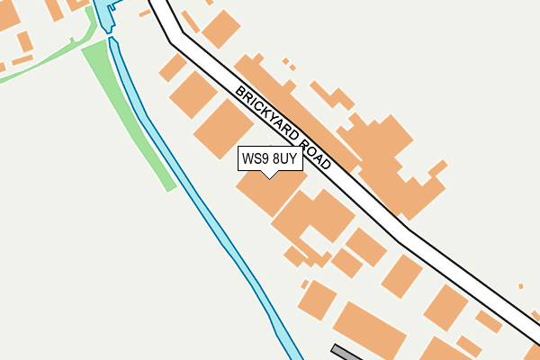 WS9 8UY map - OS OpenMap – Local (Ordnance Survey) WS9 8UY map - OS OpenMap – Local (Ordnance Survey)