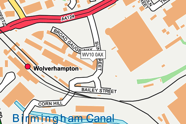 WV10 0AX map - OS OpenMap – Local (Ordnance Survey) WV10 0AX map - OS OpenMap – Local (Ordnance Survey)