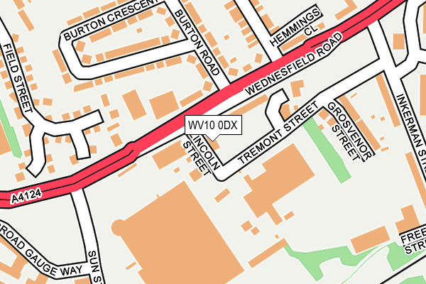 WV10 0DX map - OS OpenMap – Local (Ordnance Survey) WV10 0DX map - OS OpenMap – Local (Ordnance Survey)