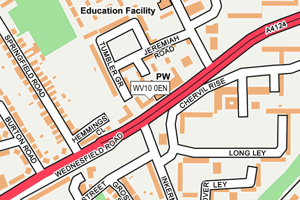 WV10 0EN map - OS OpenMap – Local (Ordnance Survey) WV10 0EN map - OS OpenMap – Local (Ordnance Survey)