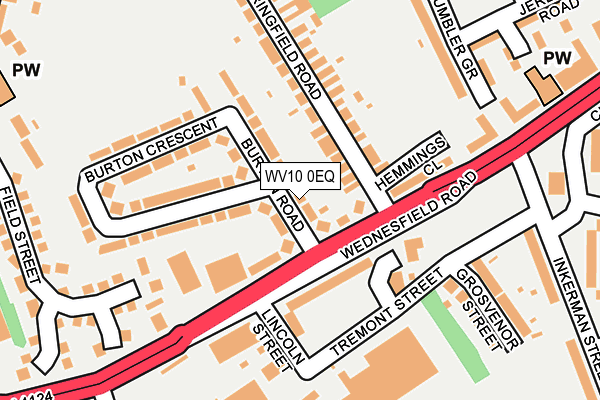 WV10 0EQ map - OS OpenMap – Local (Ordnance Survey) WV10 0EQ map - OS OpenMap – Local (Ordnance Survey)