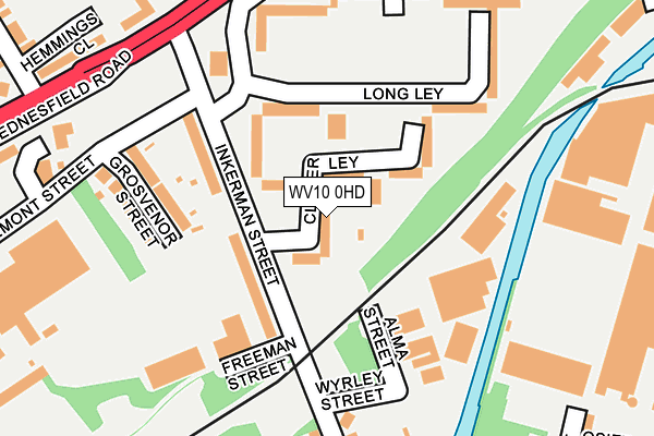 WV10 0HD map - OS OpenMap – Local (Ordnance Survey) WV10 0HD map - OS OpenMap – Local (Ordnance Survey)