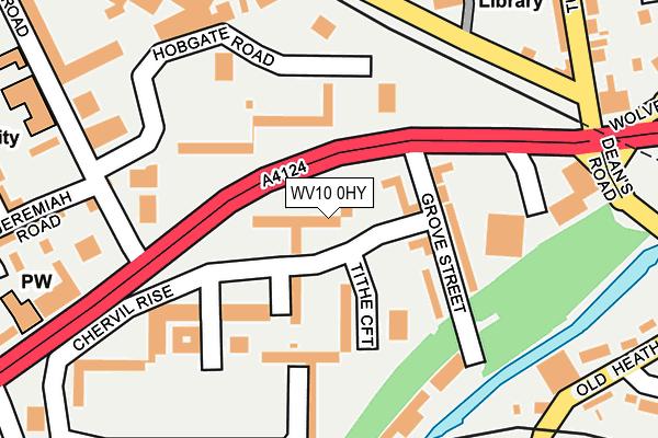 WV10 0HY map - OS OpenMap – Local (Ordnance Survey) WV10 0HY map - OS OpenMap – Local (Ordnance Survey)