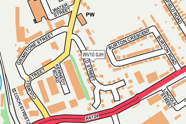 WV10 0JH map - OS OpenMap – Local (Ordnance Survey) WV10 0JH map - OS OpenMap – Local (Ordnance Survey)