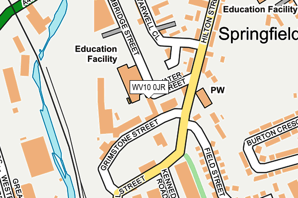 WV10 0JR map - OS OpenMap – Local (Ordnance Survey) WV10 0JR map - OS OpenMap – Local (Ordnance Survey)