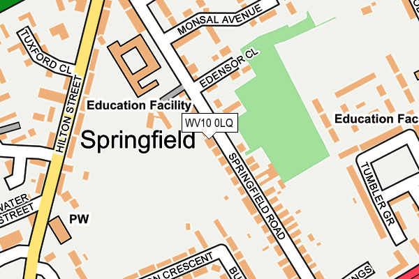 WV10 0LQ map - OS OpenMap – Local (Ordnance Survey) WV10 0LQ map - OS OpenMap – Local (Ordnance Survey)