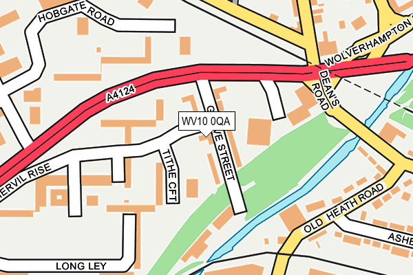 WV10 0QA map - OS OpenMap – Local (Ordnance Survey) WV10 0QA map - OS OpenMap – Local (Ordnance Survey)