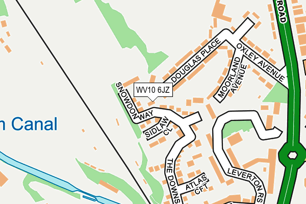 WV10 6JZ map - OS OpenMap – Local (Ordnance Survey) WV10 6JZ map - OS OpenMap – Local (Ordnance Survey)