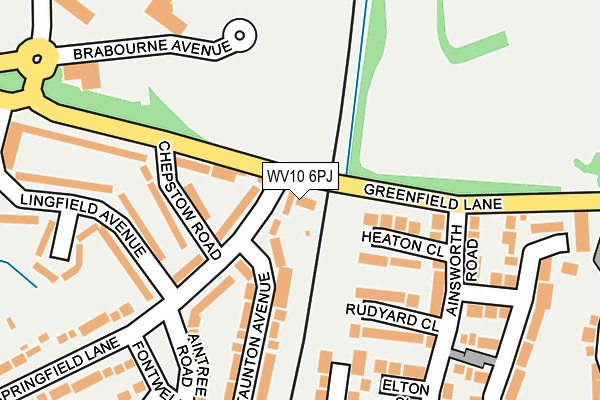 WV10 6PJ map - OS OpenMap – Local (Ordnance Survey) WV10 6PJ map - OS OpenMap – Local (Ordnance Survey)
