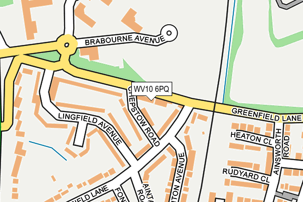 WV10 6PQ map - OS OpenMap – Local (Ordnance Survey) WV10 6PQ map - OS OpenMap – Local (Ordnance Survey)
