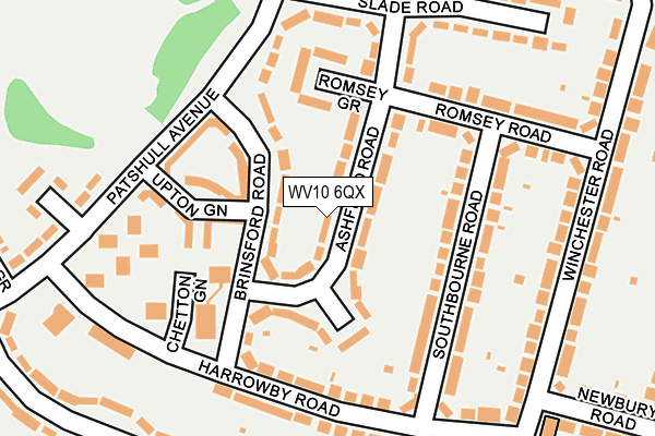 WV10 6QX map - OS OpenMap – Local (Ordnance Survey) WV10 6QX map - OS OpenMap – Local (Ordnance Survey)