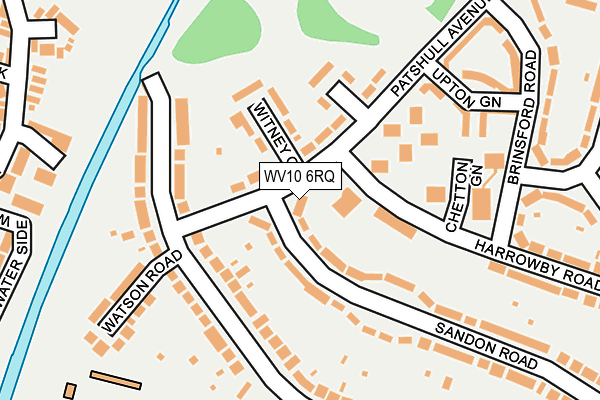 WV10 6RQ map - OS OpenMap – Local (Ordnance Survey) WV10 6RQ map - OS OpenMap – Local (Ordnance Survey)