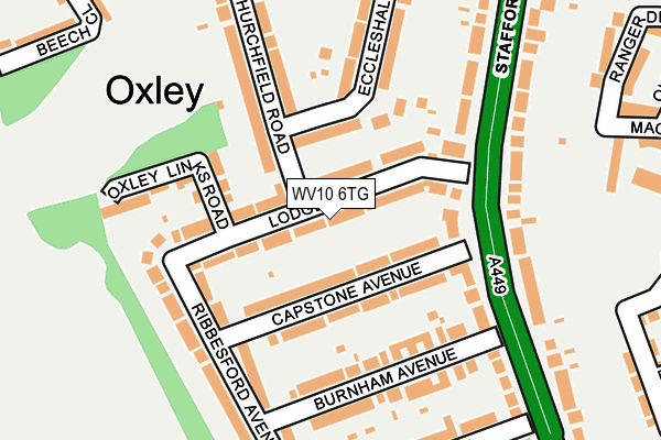 WV10 6TG map - OS OpenMap – Local (Ordnance Survey) WV10 6TG map - OS OpenMap – Local (Ordnance Survey)