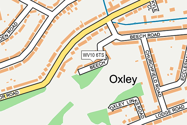 WV10 6TS map - OS OpenMap – Local (Ordnance Survey) WV10 6TS map - OS OpenMap – Local (Ordnance Survey)