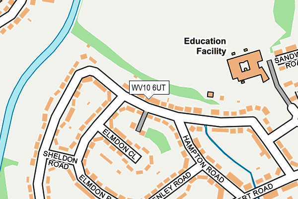 WV10 6UT map - OS OpenMap – Local (Ordnance Survey) WV10 6UT map - OS OpenMap – Local (Ordnance Survey)