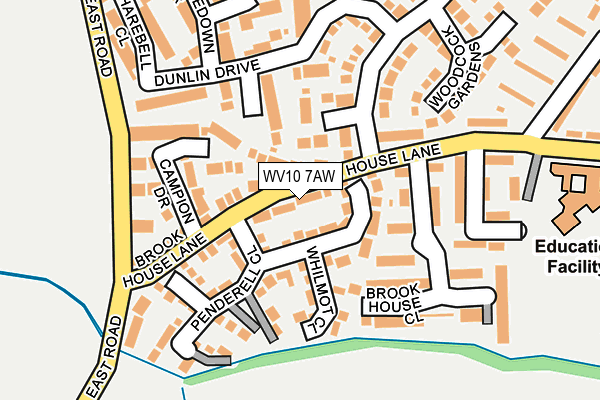 WV10 7AW map - OS OpenMap – Local (Ordnance Survey) WV10 7AW map - OS OpenMap – Local (Ordnance Survey)