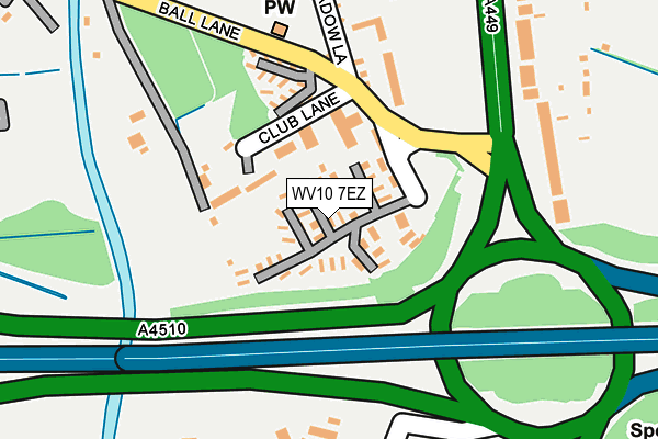 WV10 7EZ map - OS OpenMap – Local (Ordnance Survey) WV10 7EZ map - OS OpenMap – Local (Ordnance Survey)