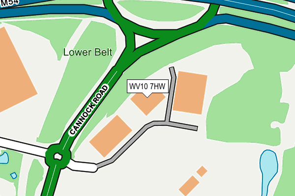 WV10 7HW map - OS OpenMap – Local (Ordnance Survey) WV10 7HW map - OS OpenMap – Local (Ordnance Survey)