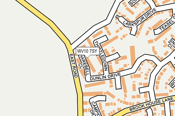 WV10 7SY map - OS OpenMap – Local (Ordnance Survey) WV10 7SY map - OS OpenMap – Local (Ordnance Survey)