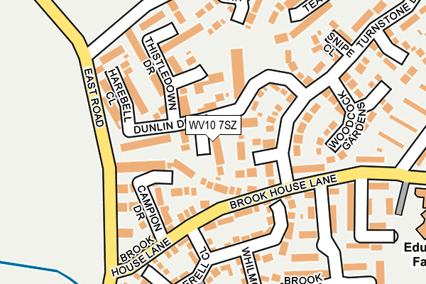 WV10 7SZ map - OS OpenMap – Local (Ordnance Survey)