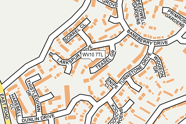 WV10 7TL map - OS OpenMap – Local (Ordnance Survey) WV10 7TL map - OS OpenMap – Local (Ordnance Survey)