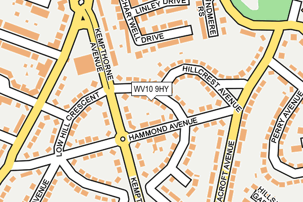 WV10 9HY map - OS OpenMap – Local (Ordnance Survey) WV10 9HY map - OS OpenMap – Local (Ordnance Survey)