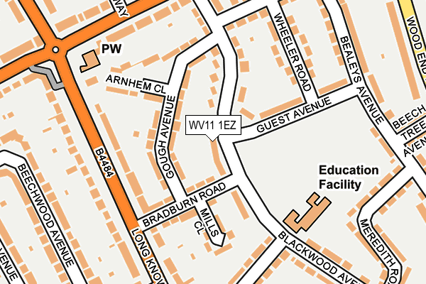 WV11 1EZ map - OS OpenMap – Local (Ordnance Survey) WV11 1EZ map - OS OpenMap – Local (Ordnance Survey)