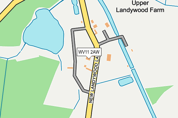 WV11 2AW map - OS OpenMap – Local (Ordnance Survey) WV11 2AW map - OS OpenMap – Local (Ordnance Survey)